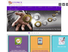 Tablet Screenshot of eforcesol.com